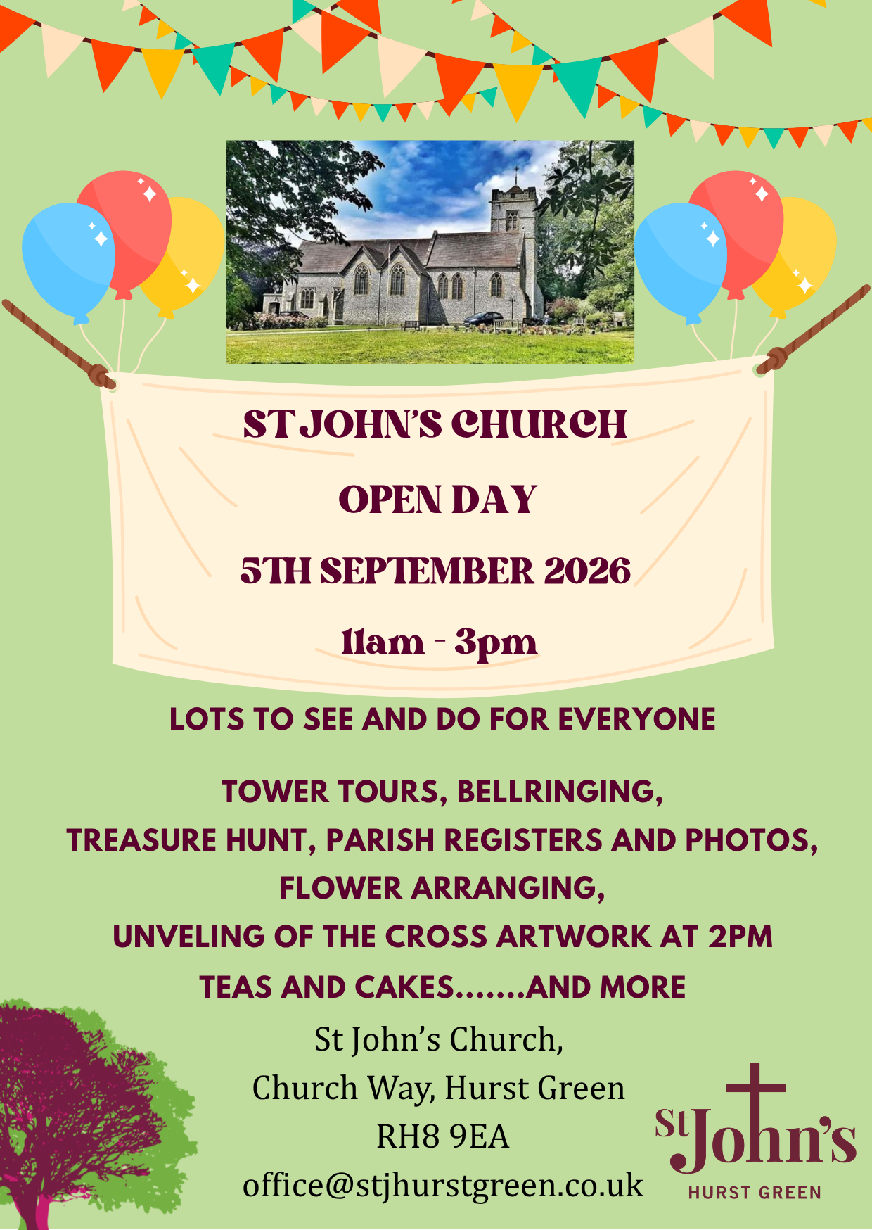 Church open day 5 September